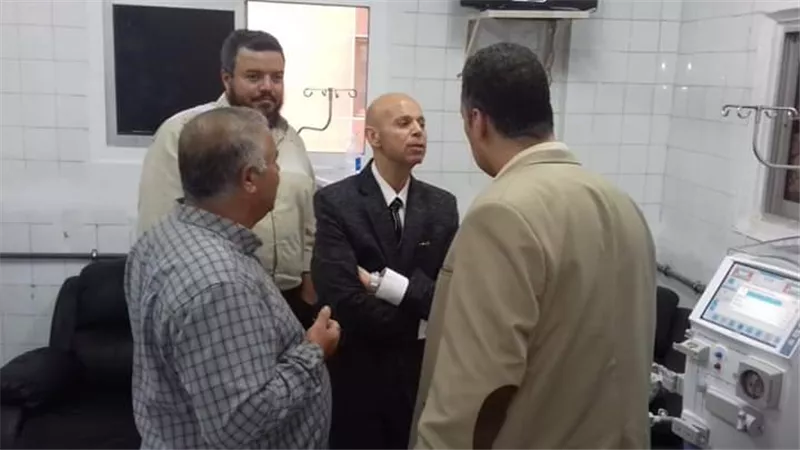 مسعود يتفقد وحدة الغسيل الكلوي بديرب نجم