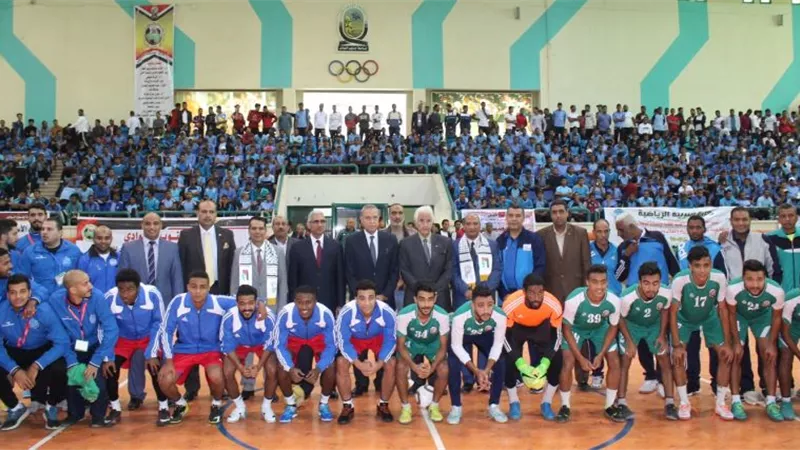 فوز جامعات المنيا والنهضه وحلوان بكرة القدم بجنوب الوادي