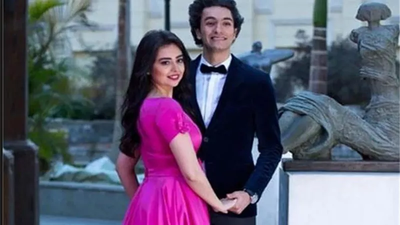 رسالة حب ساخنة من محمد محسن لهبة مجدي عبر انستجرام