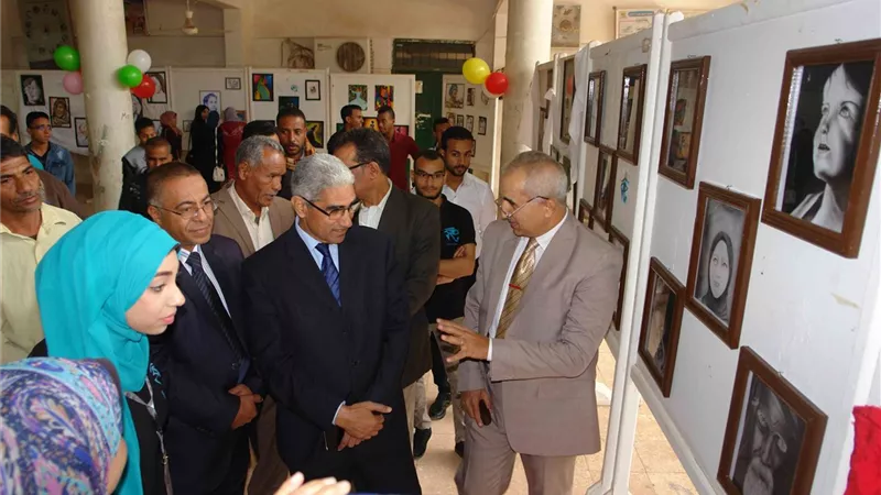 معرض فنى وحفل موسيقى بكلية التربية النوعية بقنا