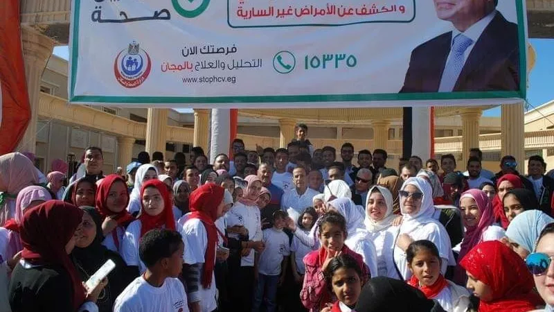 تثقيف وتوعيه مع اول ايام حملة ١٠٠ مليون صحه بشمال سيناء