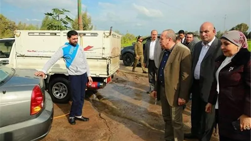 ضبط مغسلة سيارات مخالفة بقبريط .. وإحالة رئيس القرية للتحقيق