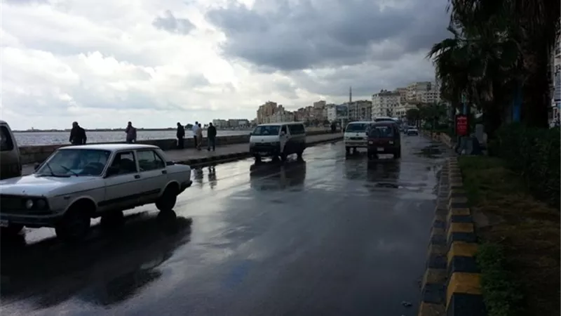 امطار القاسم اغرقت الاسكندرية وحولتها لبحيرة كبيره