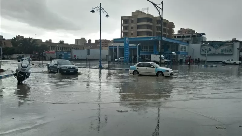 سقيع وامطار غزيرة تجتاح مطروح