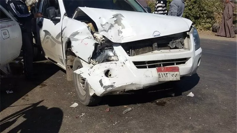مصرع عامل في تصادم سيارة ودراجة بخارية بسوهاج