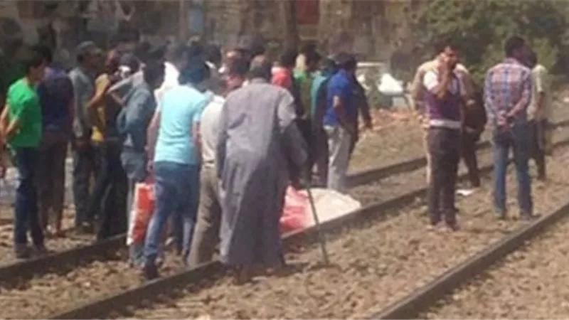 مصرع طفلة دهسها قطار أثناء لهوها على شريط السكة الحديد بسوهاج