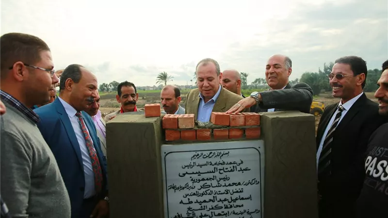 محافظ كفرالشيخ يضع حجر الأساس للوحة توزيع كهرباء أبو خشبة بتكلفة 45 مليون جنيه بقدرة 21 ميجا وات