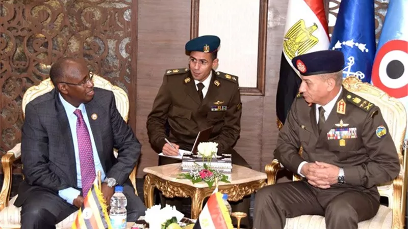 وزير الدفاع يلتقى وزراء دفاع السودان وكوريا الجنوبية وأوغندا