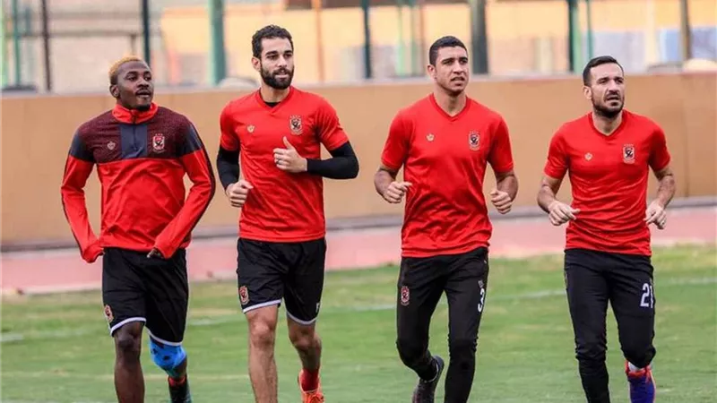 اصابة مفاجئة لنجم الاهلى قبل مواجهة الجونة بساعات