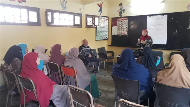 البيئة تشارك بأنشطة توعويةبمبادرة أفضل قرية نموذجية بالفيوم