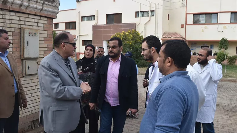 زيارة مفاجأة لمستشفى فيديمين المركزي بالفيوم