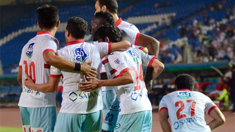الزمالك يحسم الشوط الأول بهدفين في مرمى المصري