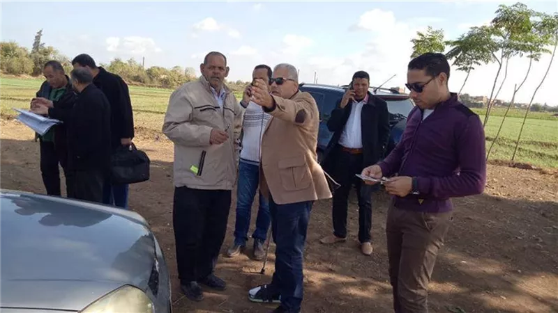 انشاء محطة رفع صرف صحى بعزبة النجار فى المنوفية