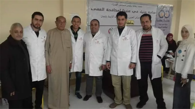 تنفيذ قافلة العيون بأبوكبير بالتعاون مع المجتمع المدنى
