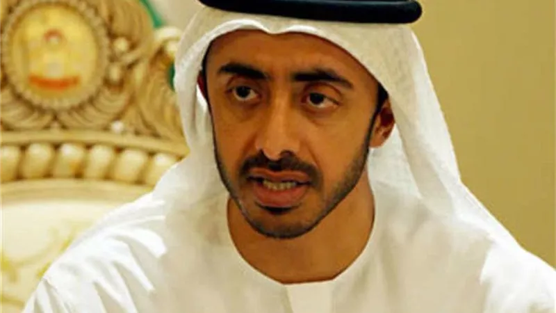 وزير خارجية الامارات فى القاهرة لبحث تطورات الاوضاع فى المنطقة