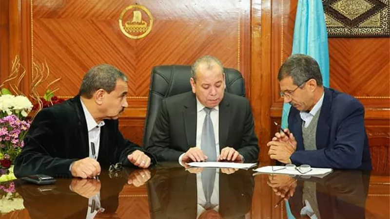 محافظ كفرالشيخ يتابع إزالة التعديات على الأراضى الزراعية