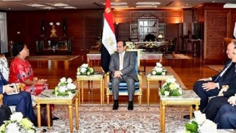 الرئيس السيسى&colon; مصر عادت للتواجد المؤثر تجاه الدول الإفريقية