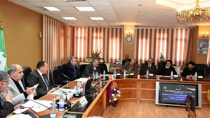 محافظ الشرقية يناقش توفيق أوضاع 30 كنيسة ومبنى خدمي تابع لها