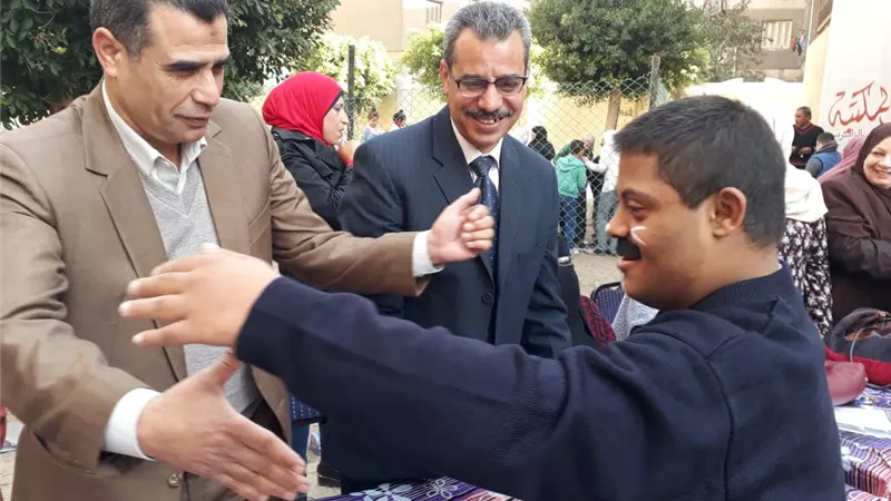 تعليم الخانكة يحتفل بيوم ذوي الاحتياجات الخاصة وسط طلاب التربية الفكرية