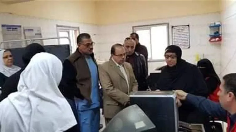 العفيفى يتابع حملة 100 مليون صحة ببركة السبع .. صور