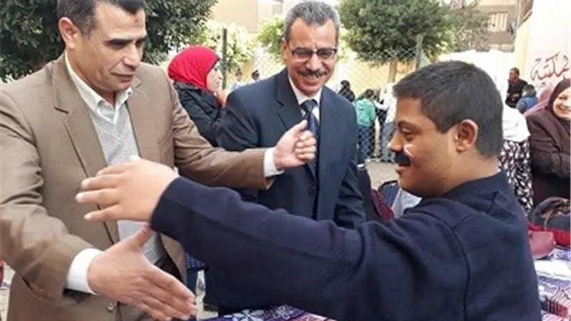 تعليم الخانكة يحتفل بيوم ذوي الاحتياجات الخاصة وسط طلاب التربية الفكرية