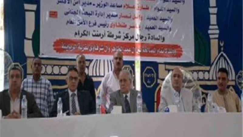 وفد البنك الأفريقى الممول لمشروعات الصرف جنوب الأقصر