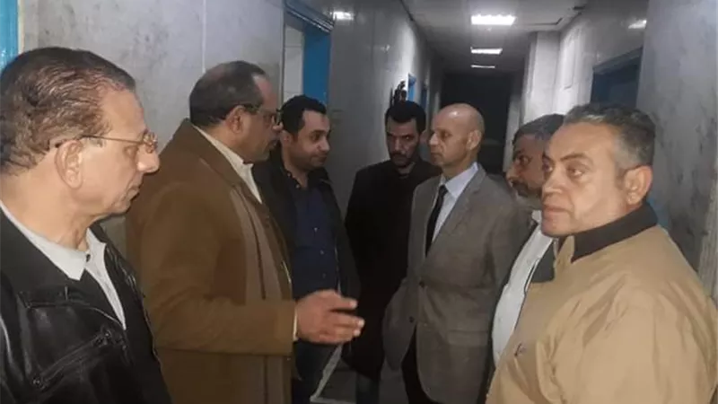 وكيل وزارة الصحة بالشرقية يتفقد مصابي حادث سير العدوة | صور