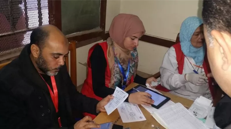 حملة 100 مليون صحة في غرفة محامين ببيلا
