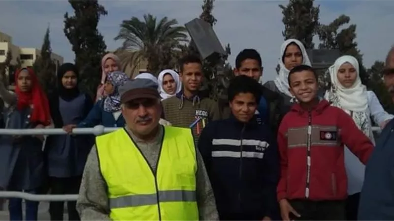 طلاب مدرسة الأمل فى زياره لمحطة المياه ببنى سويف