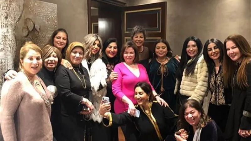 نجوم الفن في عيد ميلاد الفنانة ماجدة ذكىصور