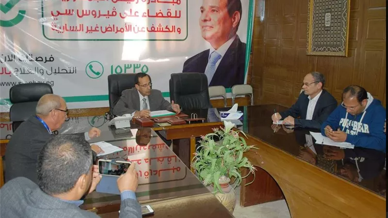 احصائيات حملة ١٠٠ مليون صحه بشمال سيناء