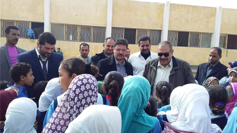 النيلي يتابع إنتظام العملية التعليمية بمدرسة سيد درويش للتعليم الأساسي بقطاع البنجر