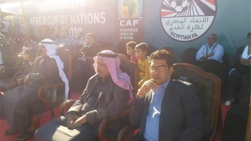 فتحى: يشهد ختام بطولة كاس امم افريقيا للكرة الشاطئية بشرم الشيخ
