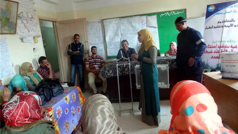مياه سوهاج تنظم 6 ورش لتعليم مبادىء السباكة للسيدات