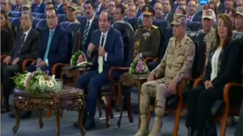 السيسى يوجه رسالة حب وسلام للاخوة الاقباط