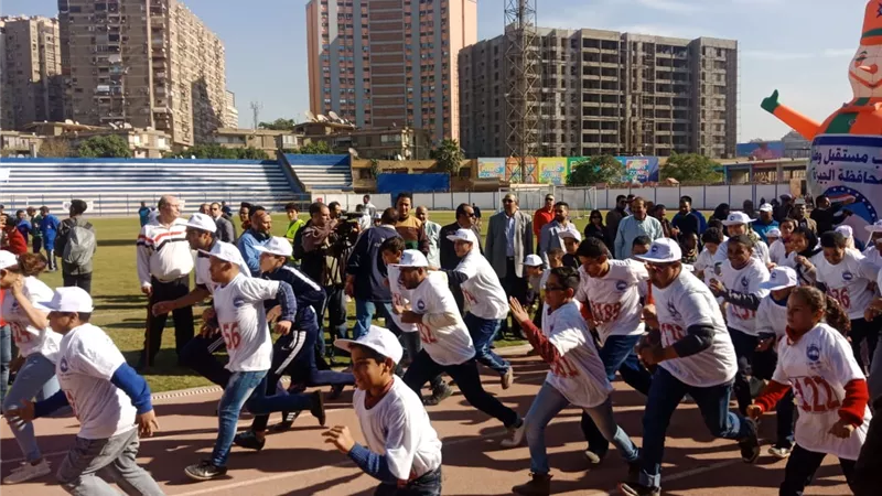 مستقبل وطن ينظم ماراثون جرى لمتحدى الإعاقة بالجيزة.. صور
