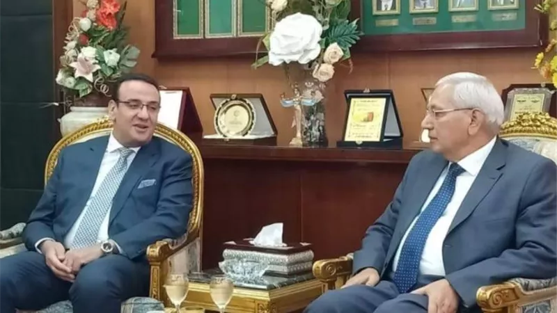 حسب الله يلتقى محافظ الدقهلية ويفتتح مقر حزب الحرية