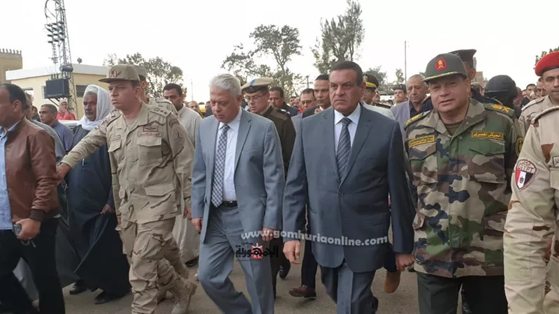 جنازة شعبية لشهيد الواجب بالبحيره يتقدمها المحافظ ومدير الأمن