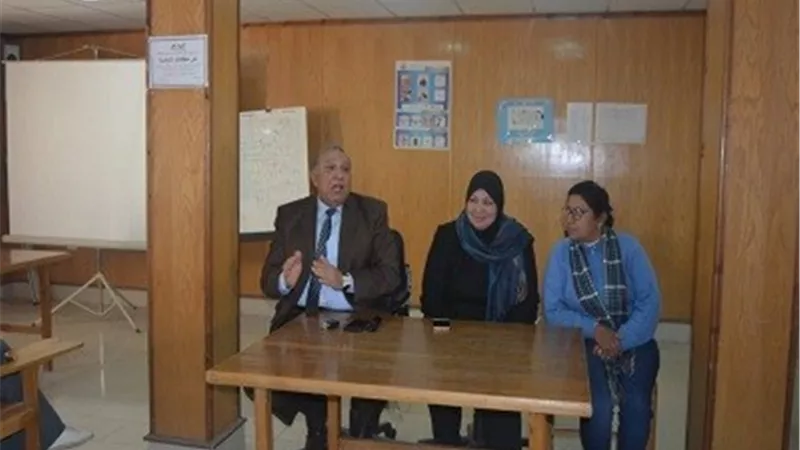 مدرسة تمريض السويس تشارك فى حملة 100 مليون صحة .