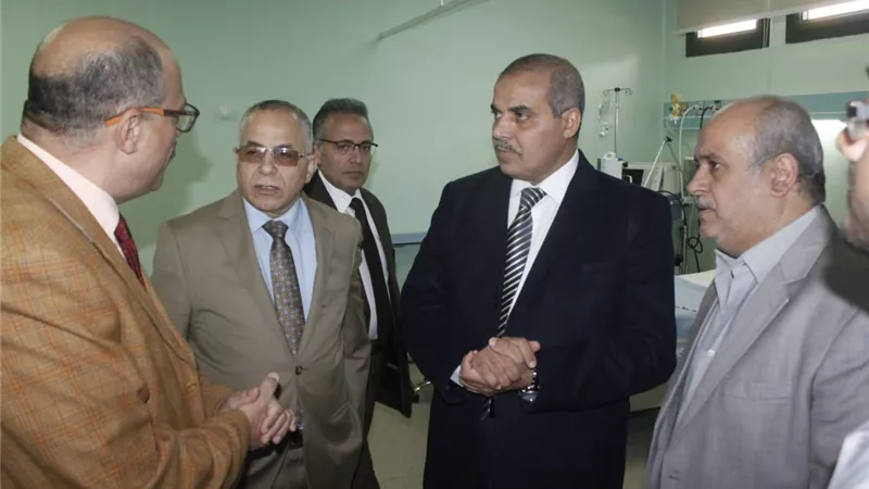 المحرصاوى يتفقد المستشفى التخصصى قبل افتتاح المرحلة الأولى