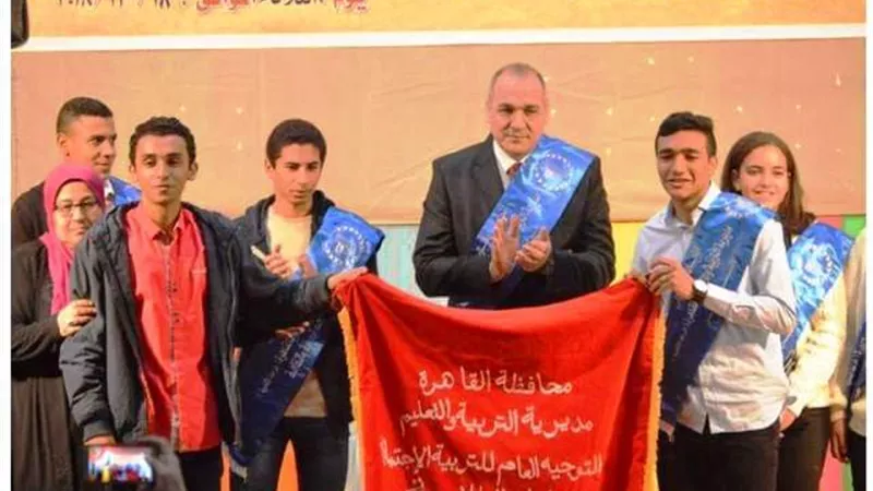 محمد عطية الرائد العام للاتحادات الطلابية بالقاهرة عن المرحلة الثانوية