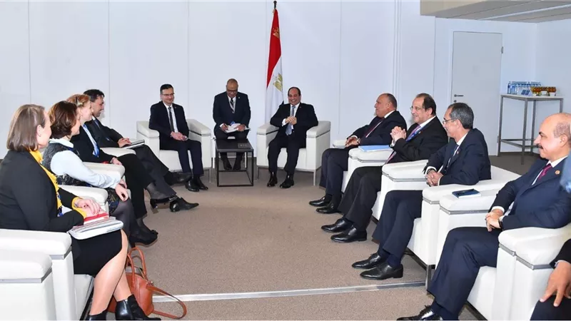 السيسي: حريصون على تعزيز العلاقات الثنائية مع سلوفينيا