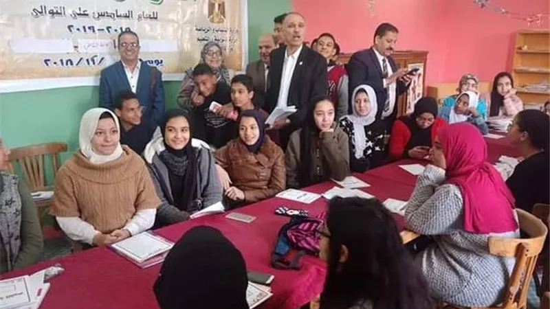رضا البلتاجي ينظم قافلة تعليمية للثانوية والإعدادية بحلوان