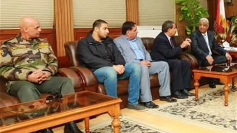 محافظ كفر الشيخ يبحث الملفات مع مساعد وزير الداخلية و الرقابة الإدارية
