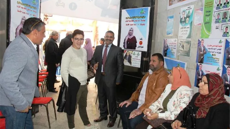 فتح باب التصويت بانتخابات مهندسي مطروح..بالصور