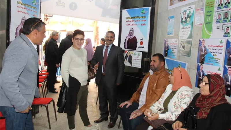 غلق باب التصويت بانتخابات نقابة المهندسين بمطروح