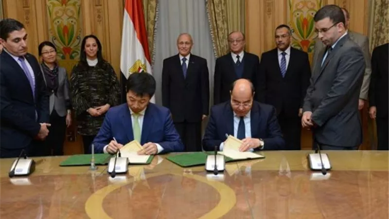 مذكرة تفاهم بين الإنتاج الحربي و مجموعة الصين للطاقة والهندسة الدولية