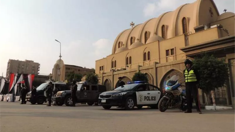 تأمين احتفالات اعياد الميلاد بكنيسة العذراء بمدينة نصر