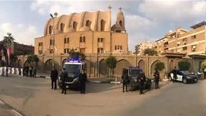 تأمين احتفالات اعياد الميلاد بكنيسة مارى مرقس بكليوباترا