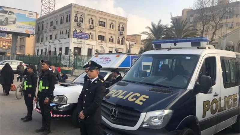 تأمينات احتفالات اعياد الميلاد بمصر الجديدة